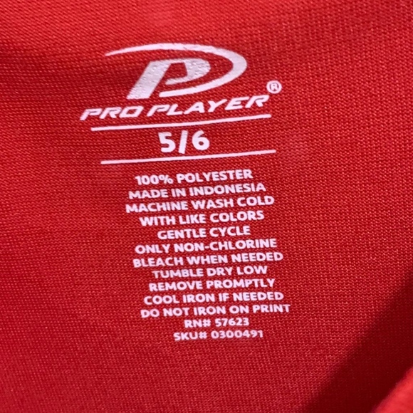 Pro Player Boys Red T-Shirt Size 5/6 NWT - Picture 3 of 4